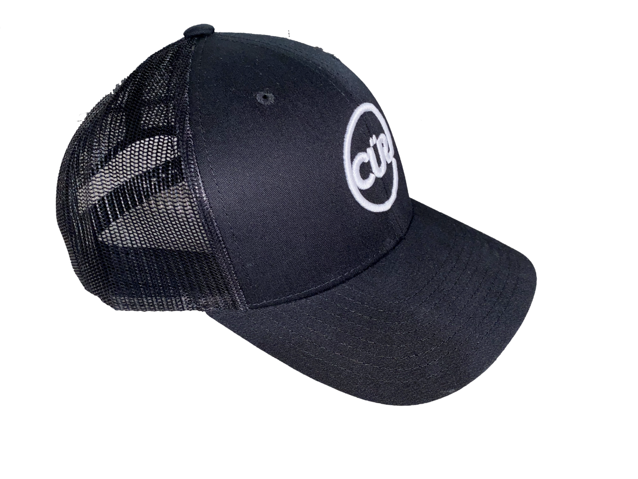 CÜR Snapback Trucker Cap (Black)
